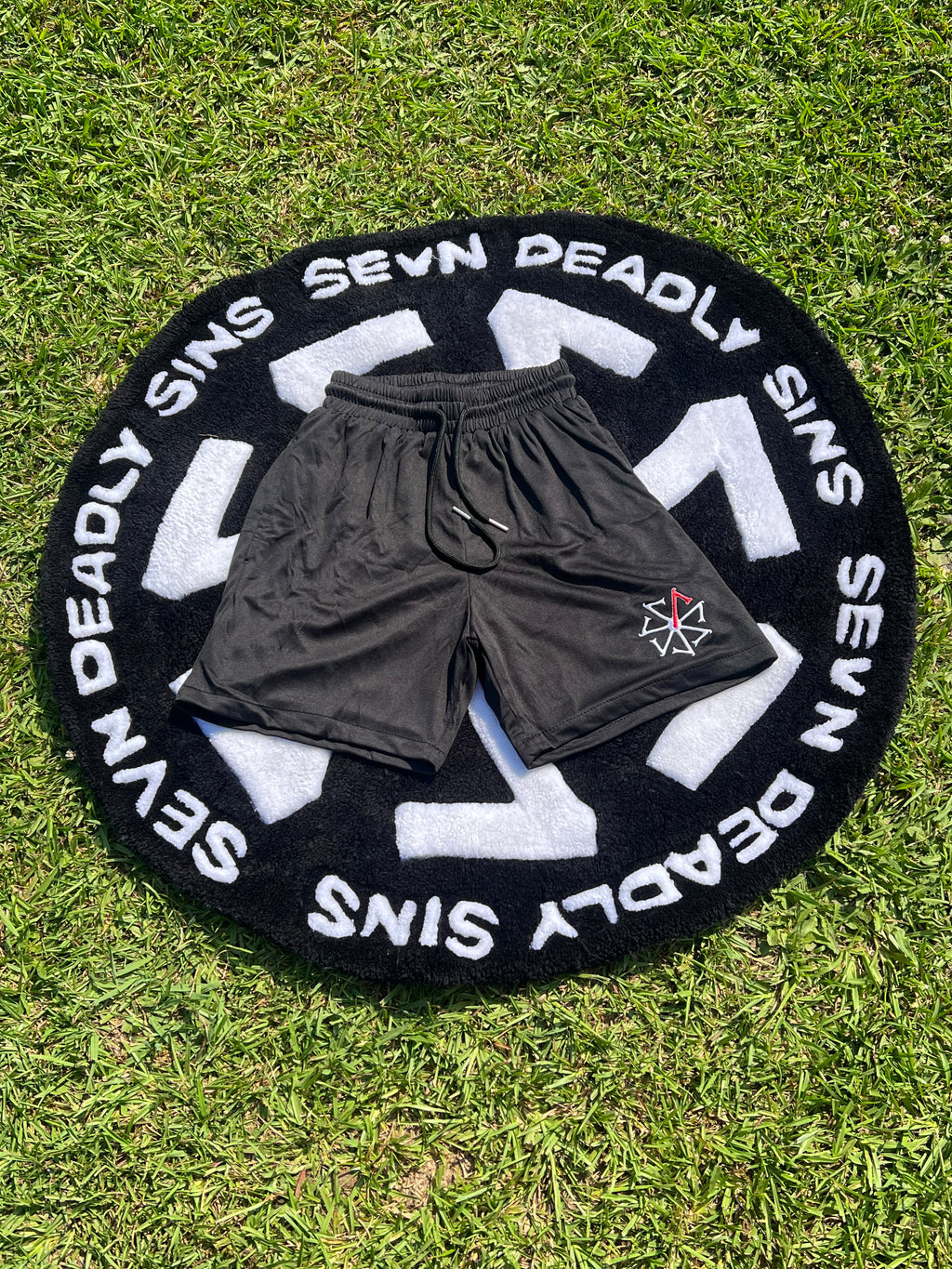 Wrath Polyester Shorts 7" Black