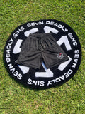 Wrath Polyester Shorts 7" Black