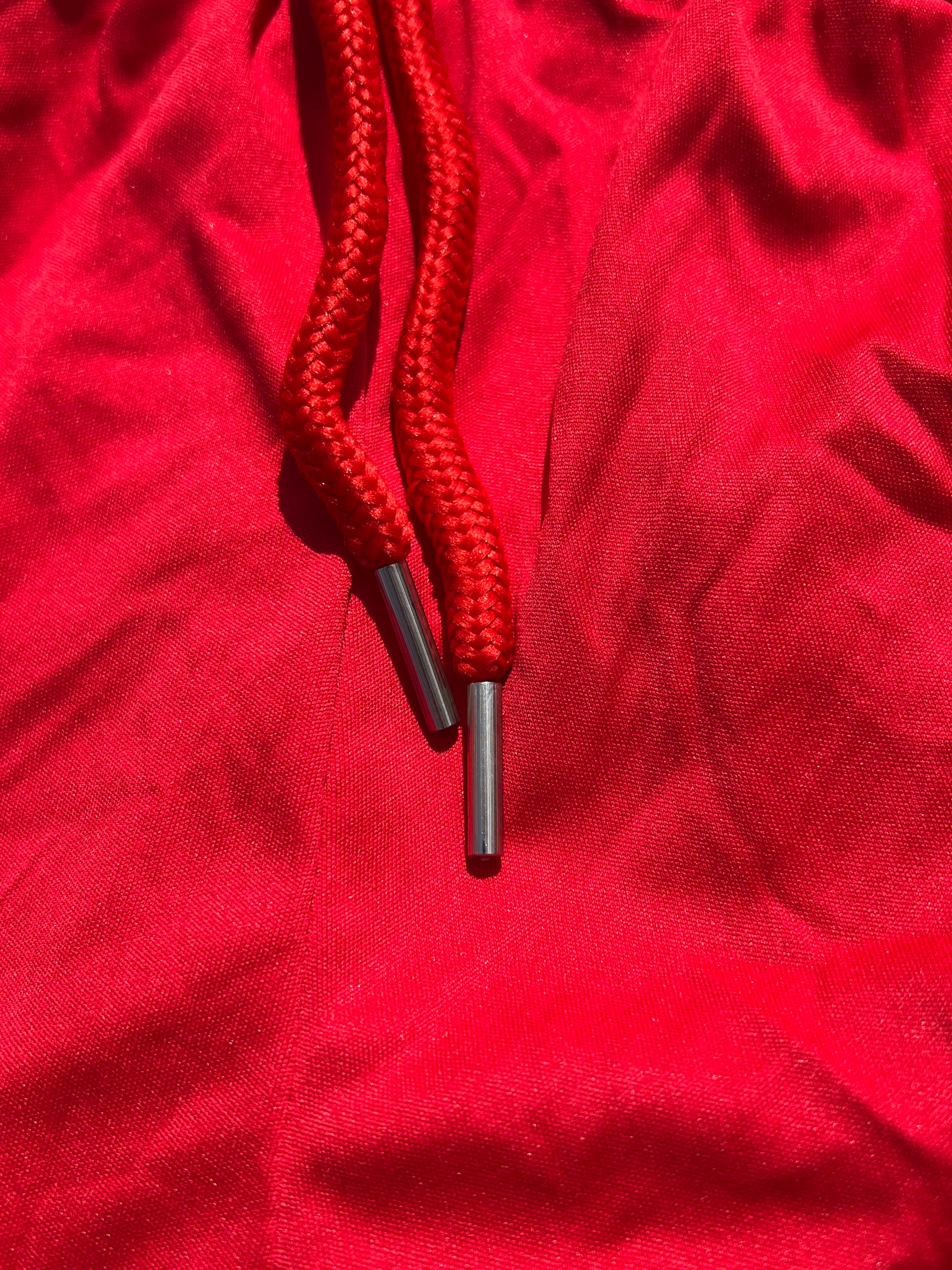 Wrath Polyester Shorts 7" Red